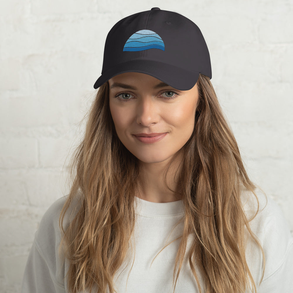 Floatsup Blue Waves Dad Hat