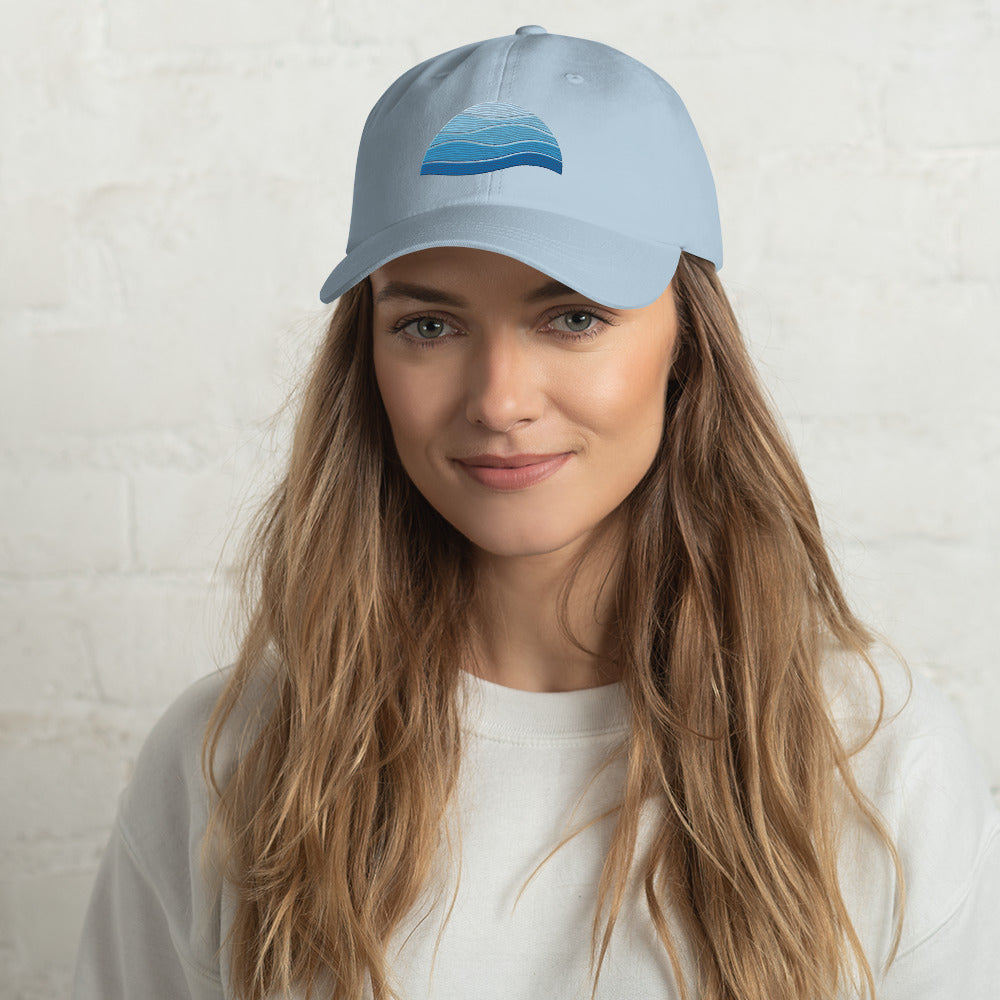 Floatsup Blue Waves Dad Hat