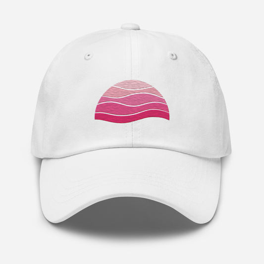 Floatsup Pink Waves Dad Hat